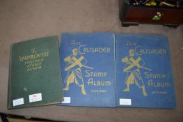 Three Small Stamp Albums