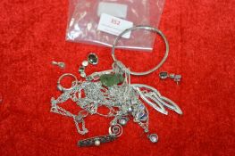 Quantity of Sterling Silver Bracelets, Pendants, e