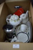Dinner Plates, Teapots, Money Boxes, etc.