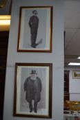 Two Framed Vanity Fair Spy Prints