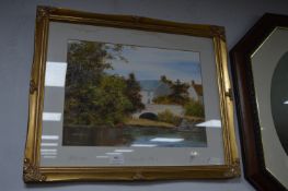 Watercolour by Bryan Richardson River Rye, Hemsley