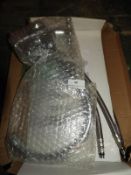 *Pair of Wren Chrome Pillar Lever Taps