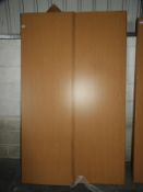 *Two Solid Wood Doors 24