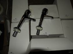 *Two Pairs of Chrome Pillar Taps