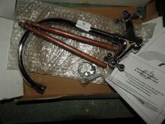 *Chrome Swan Neck Monobloc Tap