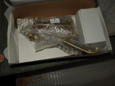 *Brushed Antique Brass Swan Neck Tap