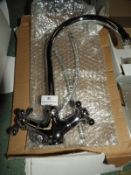 *Chrome Swan Neck Kitchen Tap