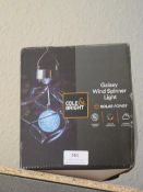 *Solar Powered Galaxy Wind Spinner Light