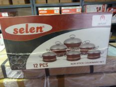 *Whitestar 18pc Non-Stick Cookware Set