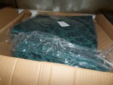 *12 Bottle Green Brocade 132