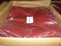 *80 Burgundy Polycotton Chair Covers