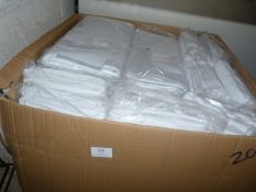 *40 White Polycotton 108x60