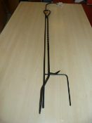 *Fireplace Poker and Black Forged Crook