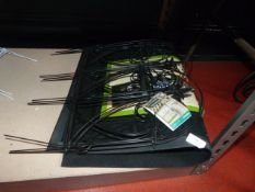 *One Black Folding Border Edge Fence and a Mat