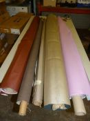 *Five Small Rolls of Leatherette & Other Upholstery Cloth
