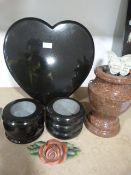 *Stone Heart, Marble Urn, etc.