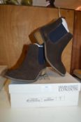 Silverstreet Ladies Ankle Boots (Bown/Navy) Size: