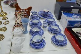 Copeland Spode Blue & White Part Tea Set, Wedgwood
