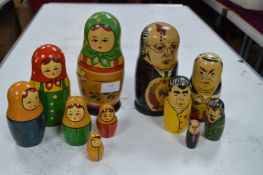 Two Russian Matryoshka Dolls