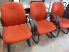 *Three Matching Office Chairs