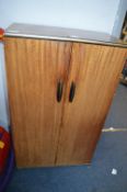 Small Mahogany Effect Cabinet