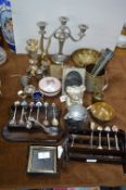 Decorative Brassware, Teaspoons, etc.