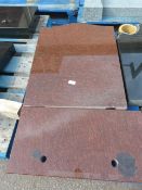 *Red Headstone with Base