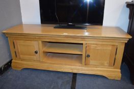Solid Oak TV Stand