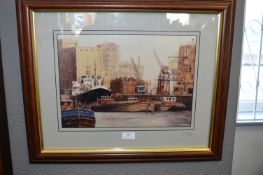 Framed Jack Rigg Print - The River Hull