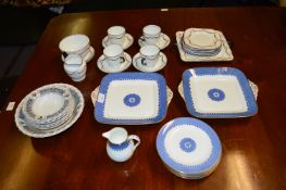 Part Dinner Services; Wedgwood, Myott and Sutherla