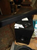 *Panasonic Soundbar with Subwoofer and Remote