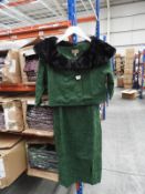 *13 Beverley Two Piece Vintage Style Suit (Emerald