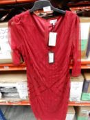 *14 Size: 12 Jacey Scarlet Sequin Dresses