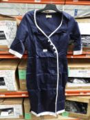 *11 Size: 12 Mima Navy Blue Dresses with White Tri