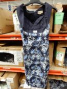 *4 Size: 6 Vanessa Eiffel Floral Navy Dresses