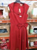 *14 Size: 18 Grace Red Dresses with Black Edging