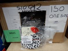 *150 Lindy Bop Polka Dot Scrunchies