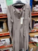 *5 Size: 20 Laurel Pecan Check Dresses