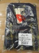 *9 Size: 16 Bletchley Navy Green Check Vintage Sty