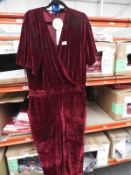 *2 Size: 22 Janisa Plum Velvet Dresses