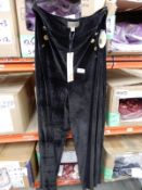 *10 Size: 16 Lindy Bop Adonia Black Velvet Dresses