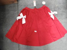 *5 Size: 20 Lovi Red Skirts with White Bows