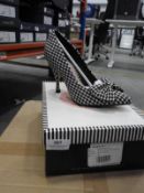 *Lindy Bop Ladies Shoes (Black Gingham) Size: 36