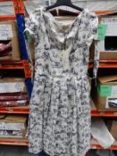 *5 Size: 14 Carissa Porcelain Winter Toil Dresses