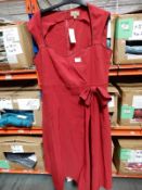 *25 Size: 22 Grace Red Dorm Dresses with Black Tri