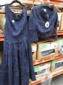 *12 Size: 20 Lindy Bop Marianne Navy Dresses
