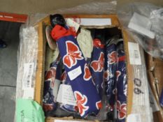 *84 Blue & Red Floral Umbrellas