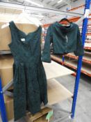 *8 Size: 16 Lindy Bop Marianne Emerald Green Vinta