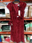*9 Size: 12 Dawn Burgundy Devoire Dresses
