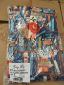 *26 Size: 16 Bletchley Books Turquoise Vintage Sty